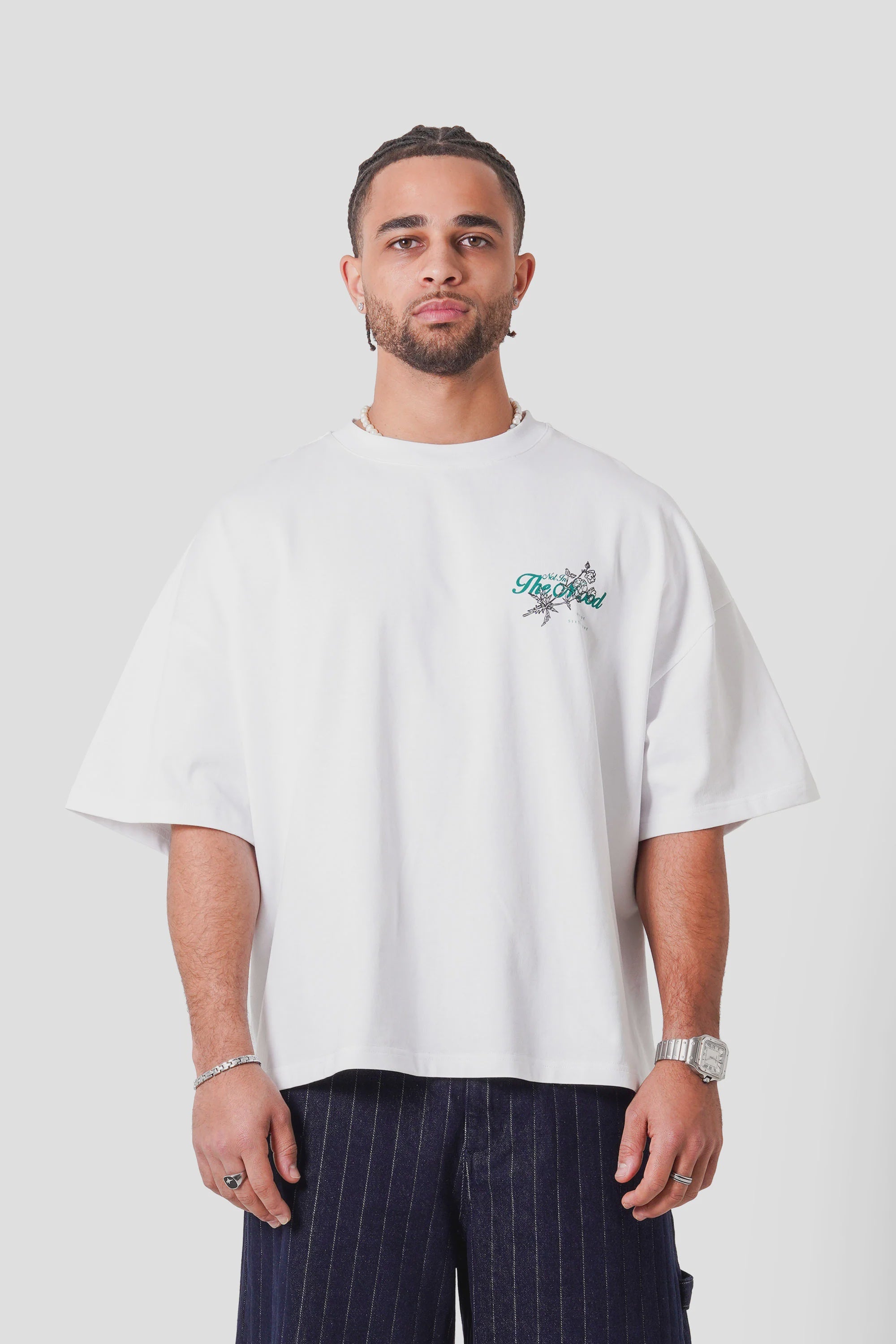 The Mood Graphic Tee 25974 Whit