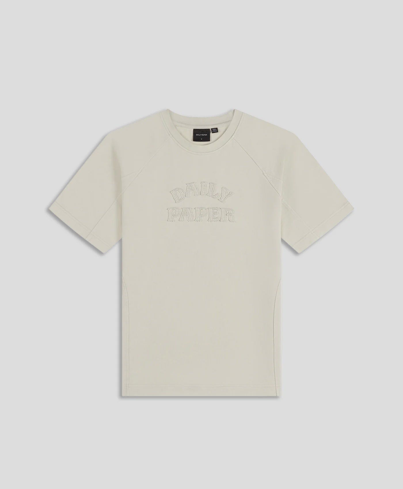 Raglan Stacked Dias Jersey Tee Off White
