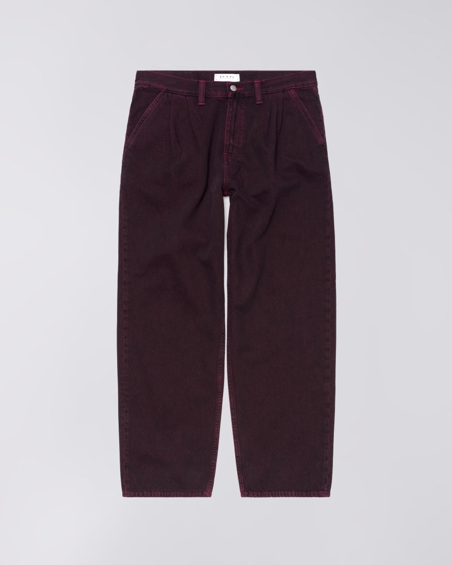 Bamba Pant Black Red Plum Overdyed
