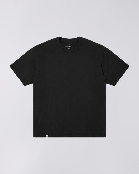 Oversize Basic Ts Black Garment Washed