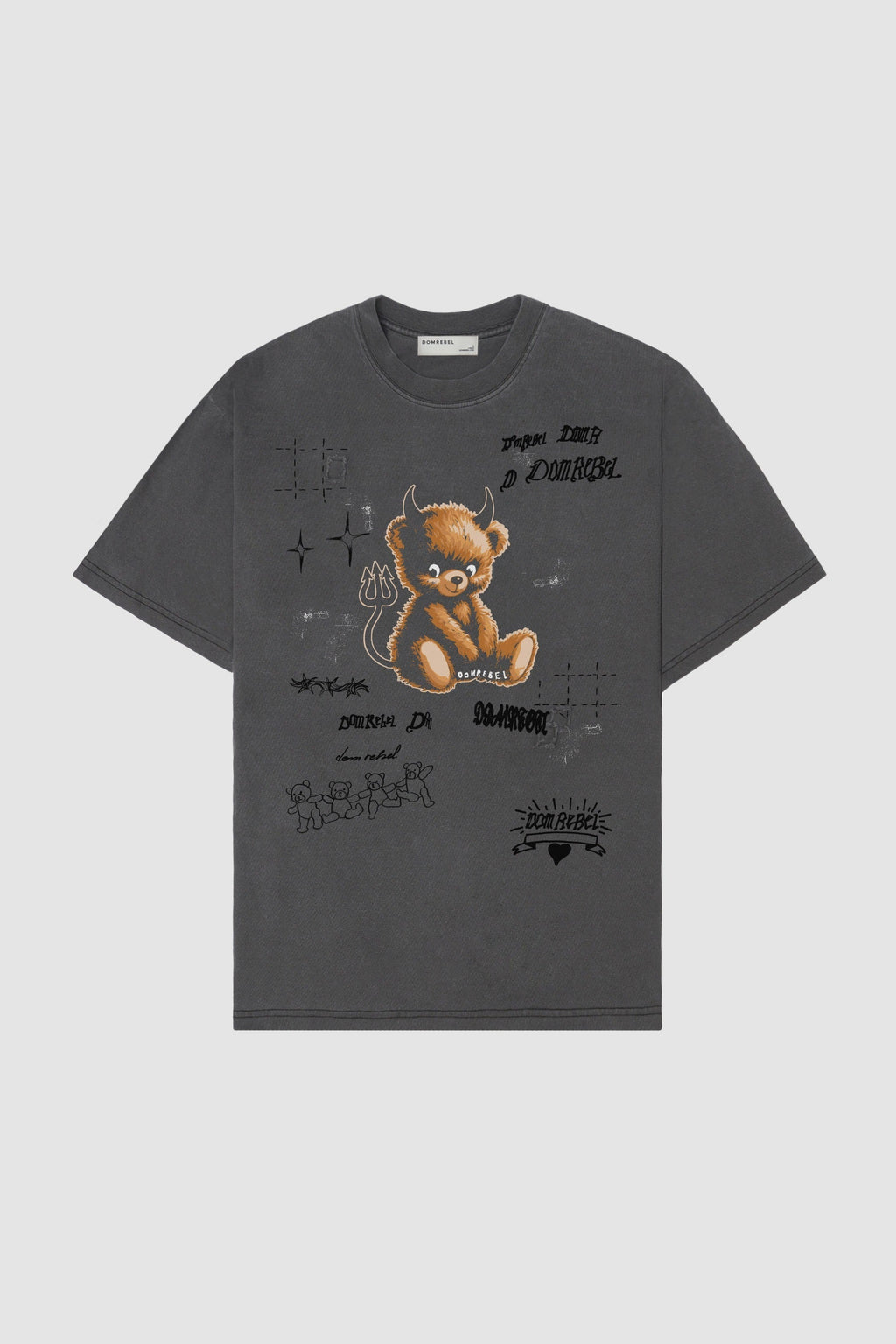 Lil Dev Tshirt Faded Black