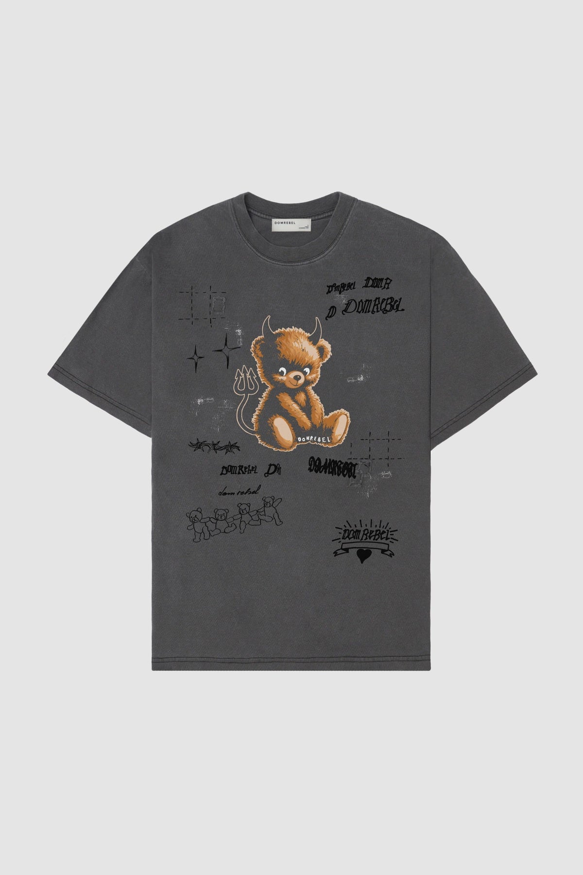 Lil Dev Tshirt Faded Black