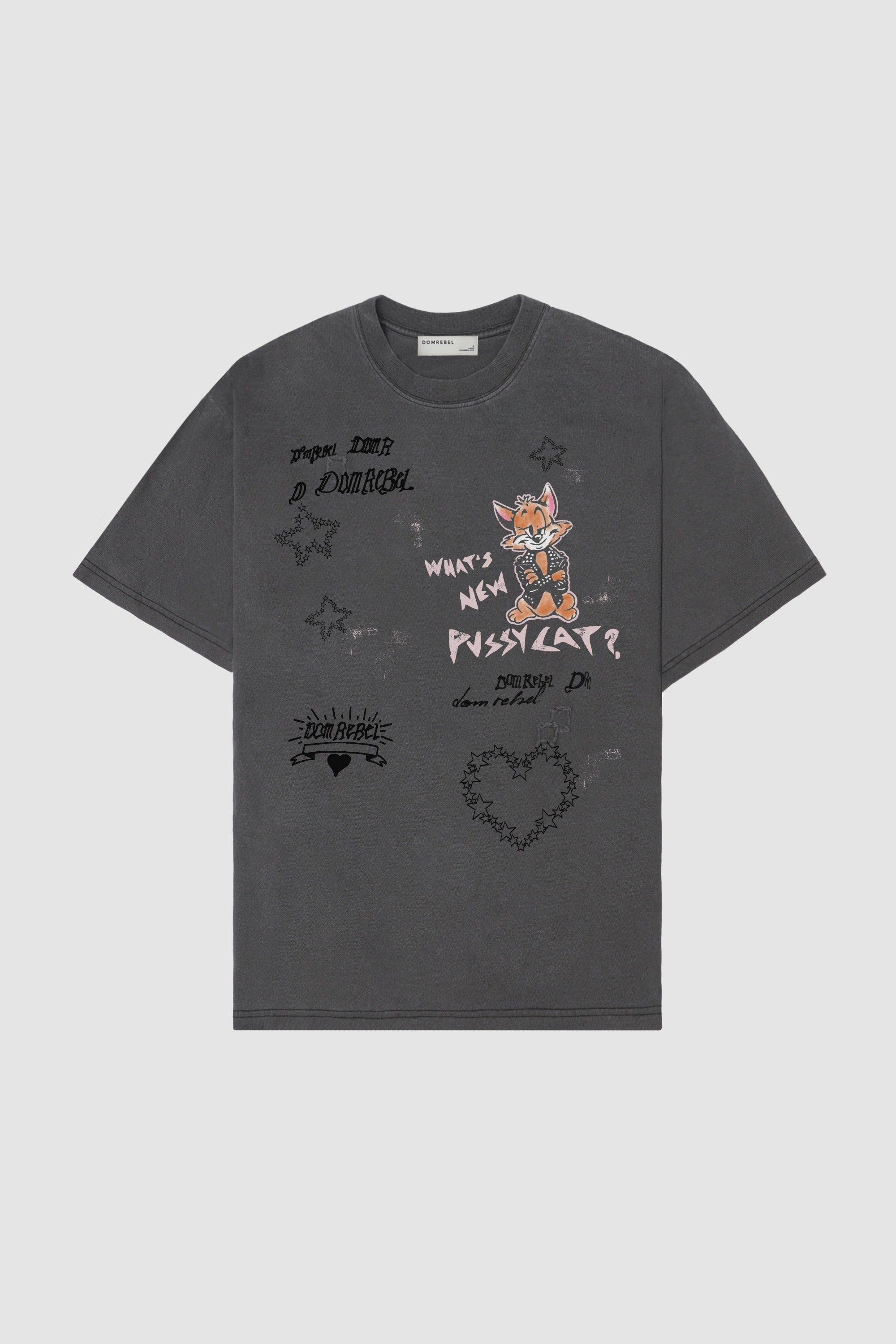 Whats New Tshirt Faded Black