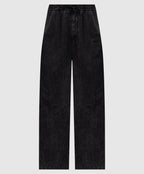 Denim Drawstring Pants Ash