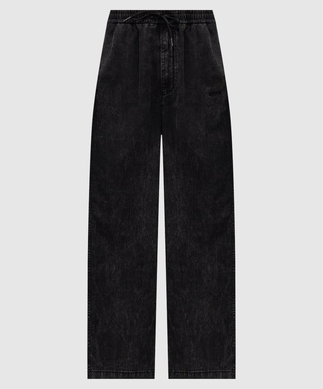 Denim Drawstring Pants Ash