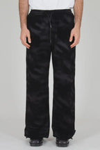 Dotted Camo Jersey Pants Black