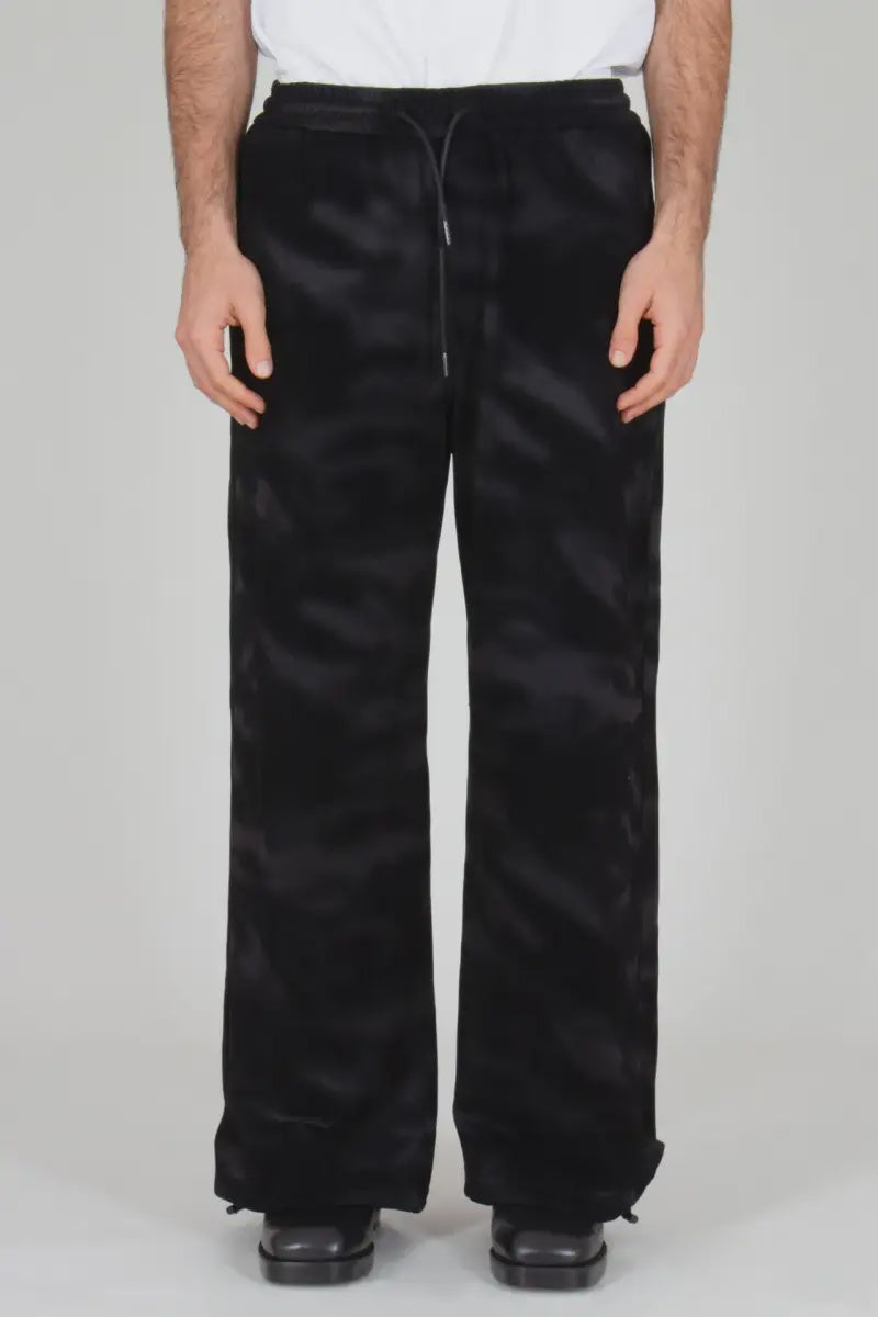 Dotted Camo Jersey Pants Black