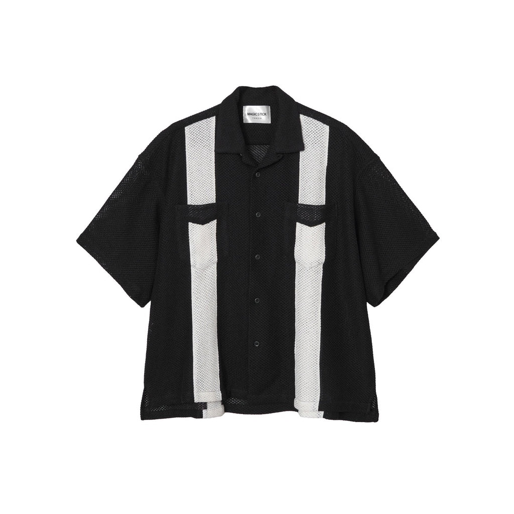 Mafia Series Summer Mesh Shirt Black X White