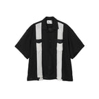 Mafia Series Summer Mesh Shirt Black X White