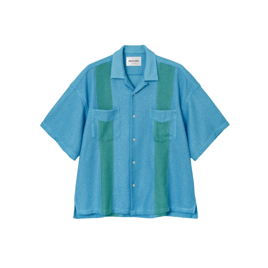 Mafia Series Summer Mesh Shirt Blue X Tiffany