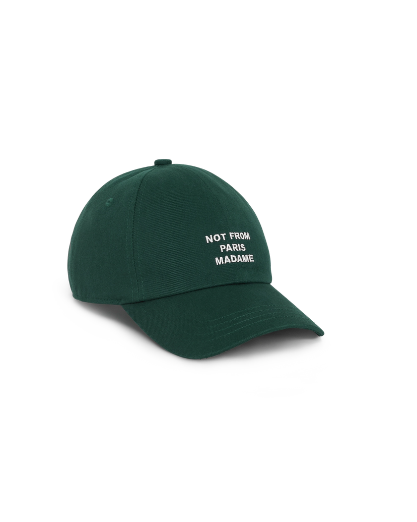 La Casquette Slogan Dark Green