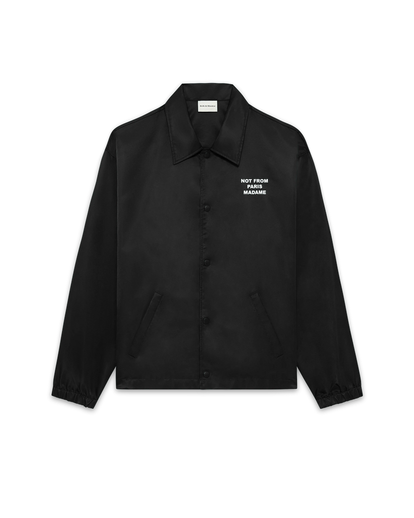 La Veste Slogan Black