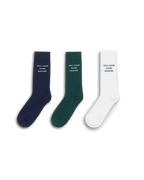 Le Pack De Chaussettes Slogan Multicolor