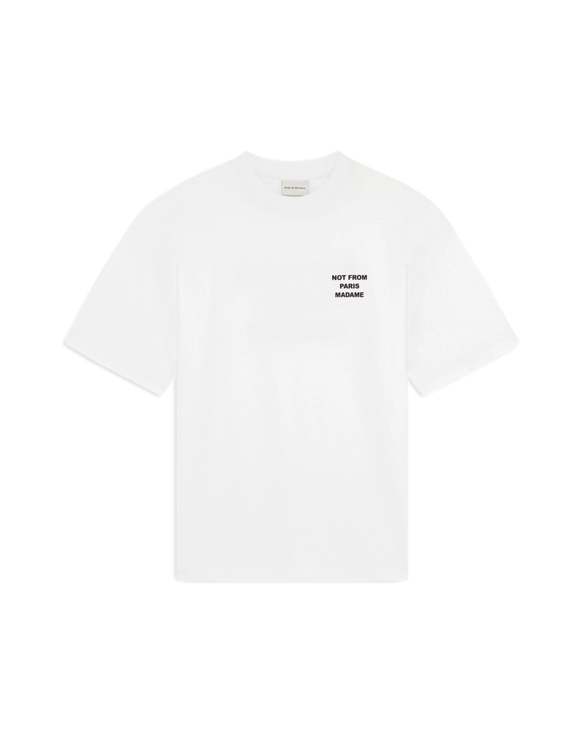 Le TShirt Slogan Optic White