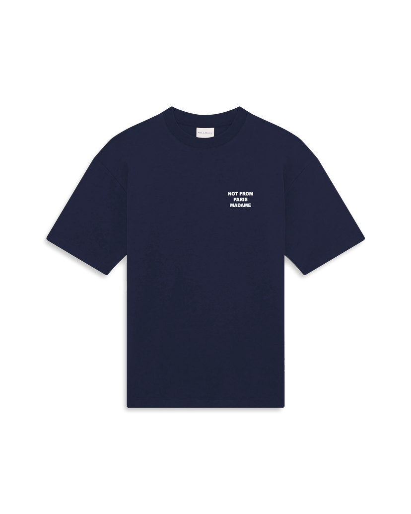 Le TShirt Slogan Navy