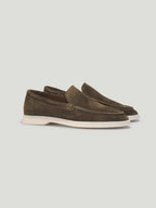 Lady Yacht Loafer Olive