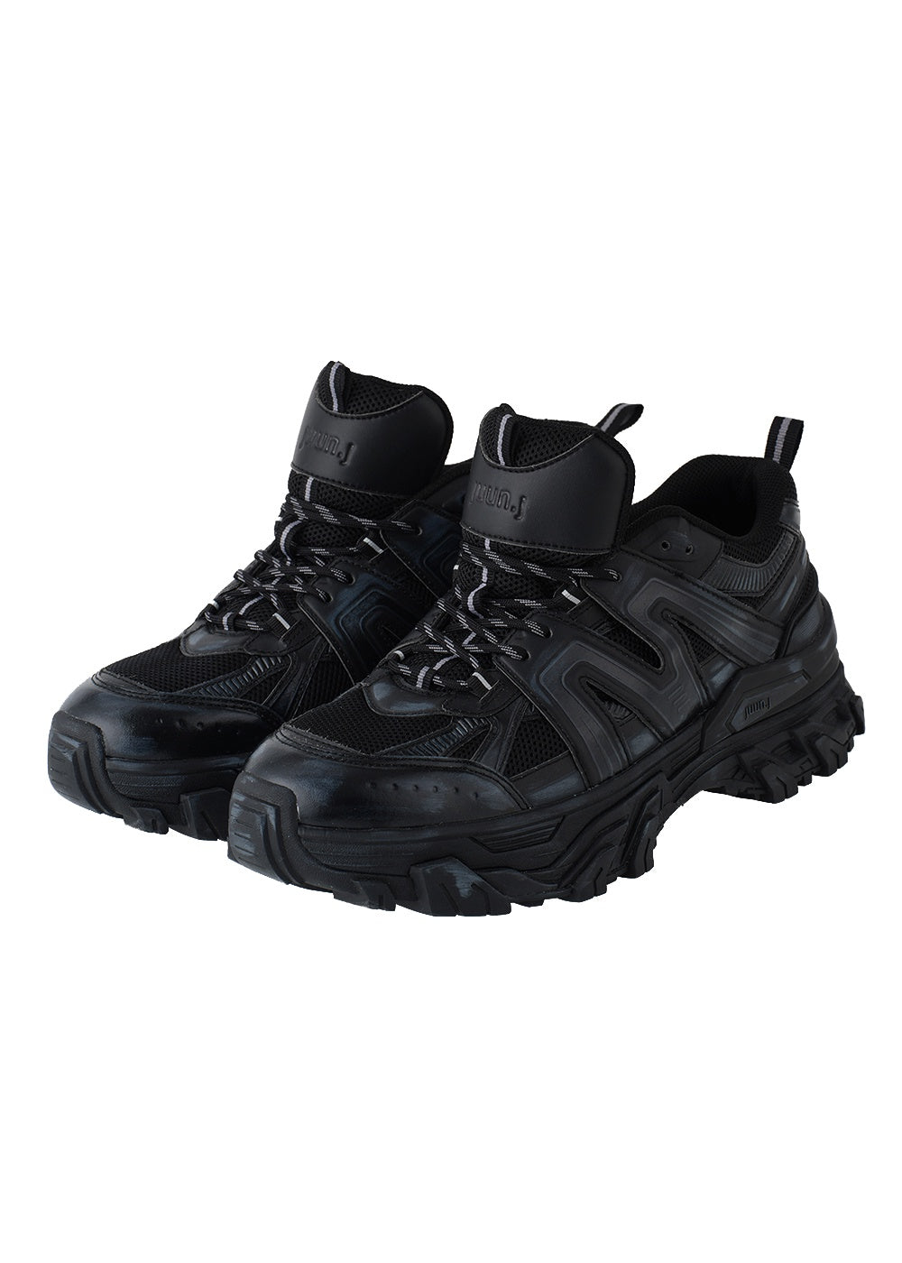 Synthetic Trainer Shoes Black