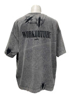 WORKOUTURE Embroidery Tshirts Grey