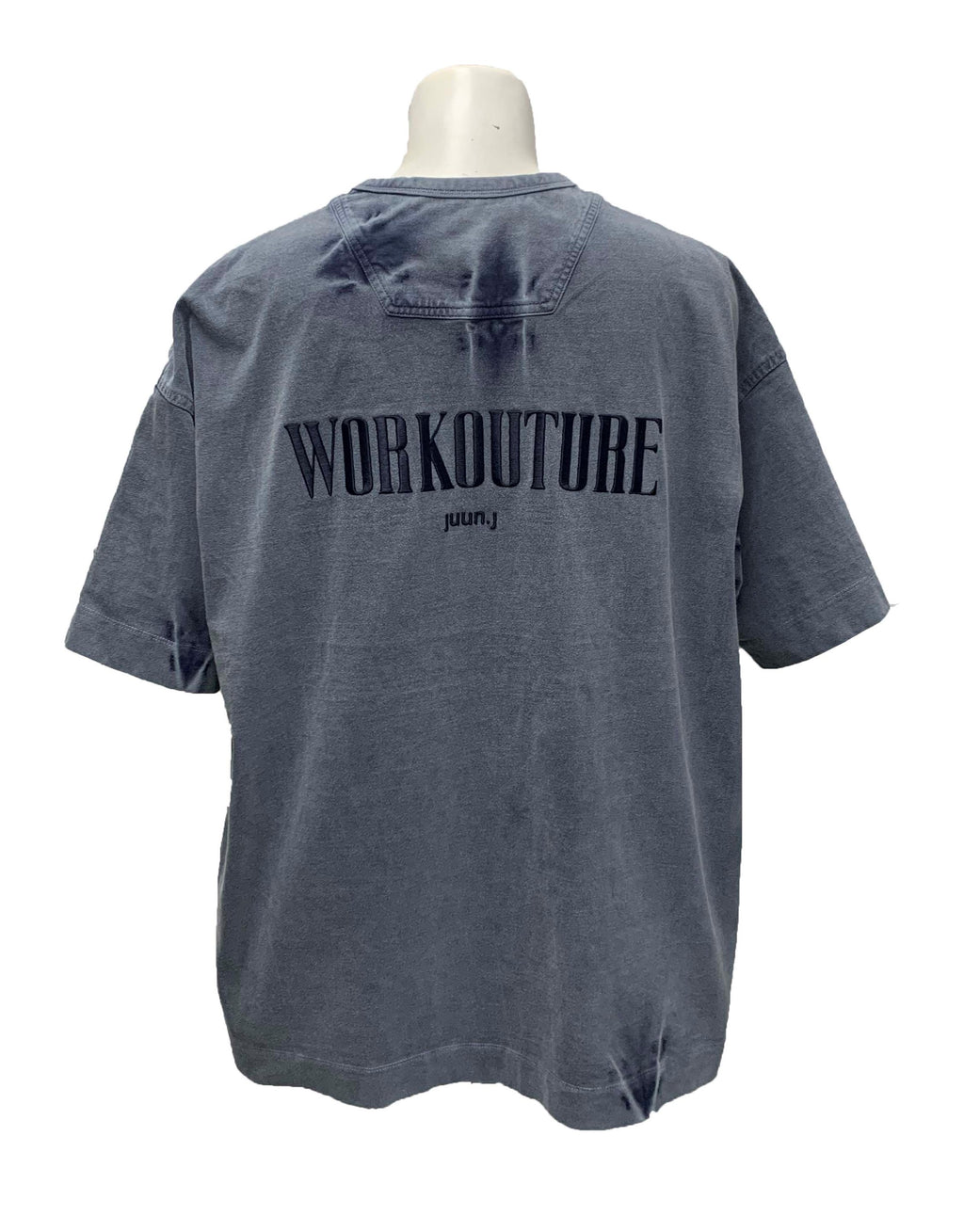 WORKOUTURE Embroidery Tshirts Blue