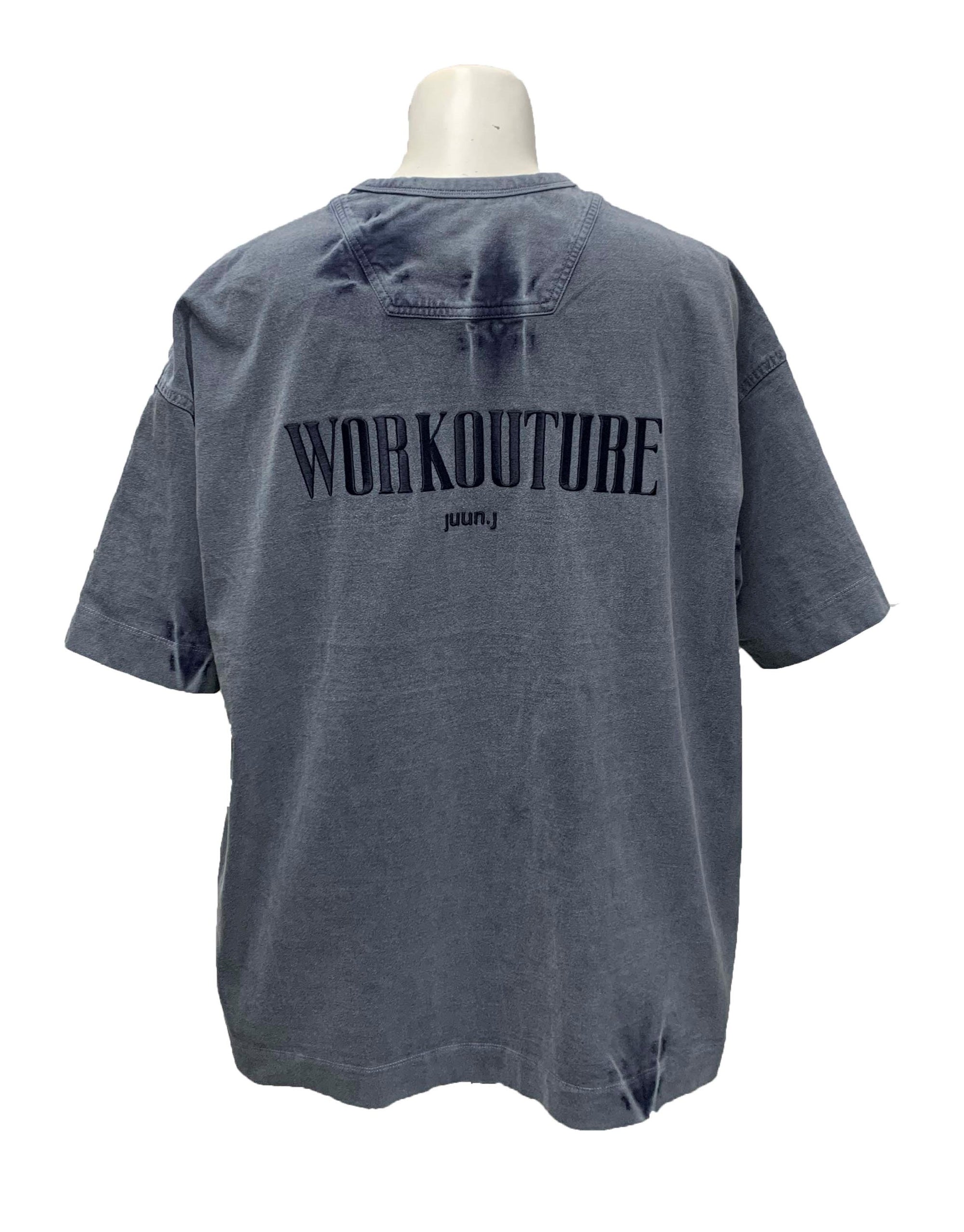 WORKOUTURE Embroidery Tshirts Blue