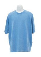 Kim Keever Garment Dyed Flower Graphic New Over Fit TShirts Blue