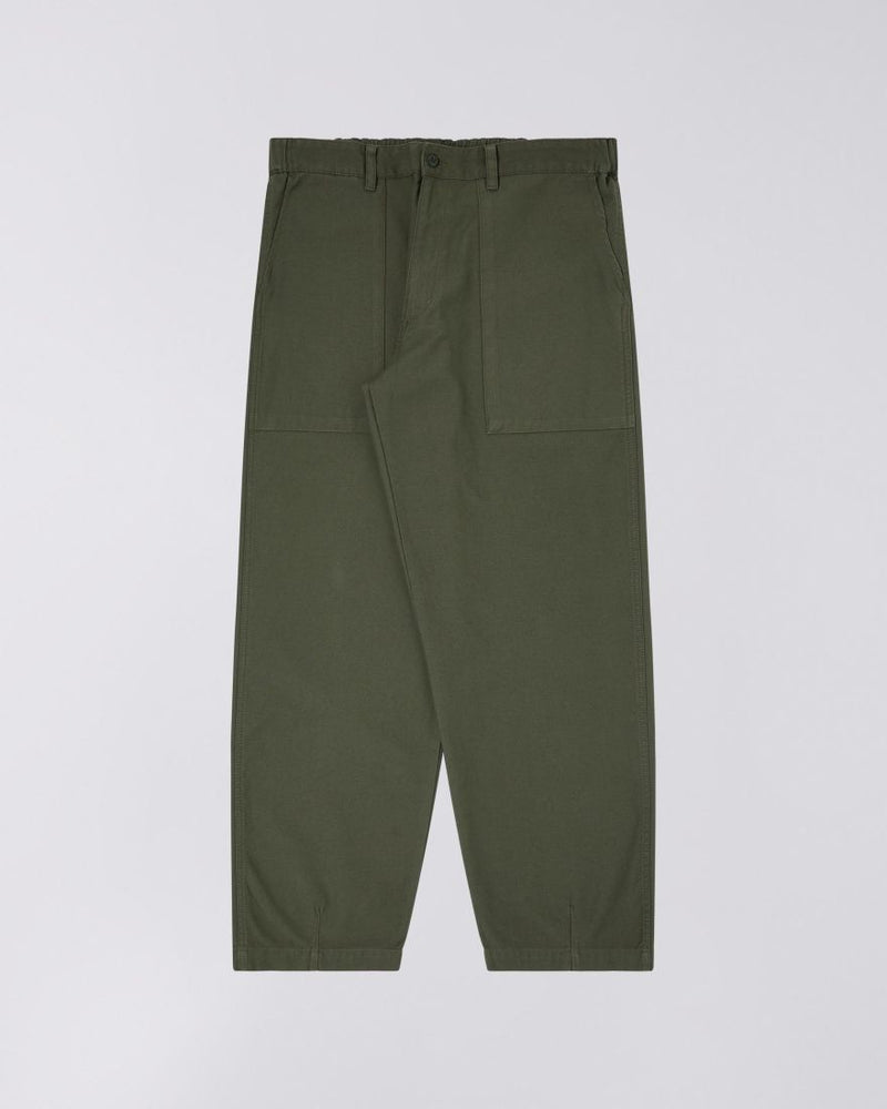 Labour Dart Pant Back Sateen Ivy enzyme washed