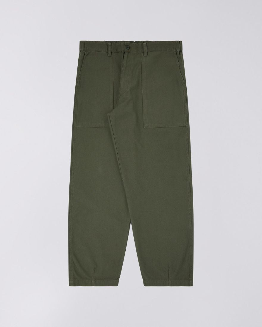 Labour Dart Pant Back Sateen Ivy enzyme washed