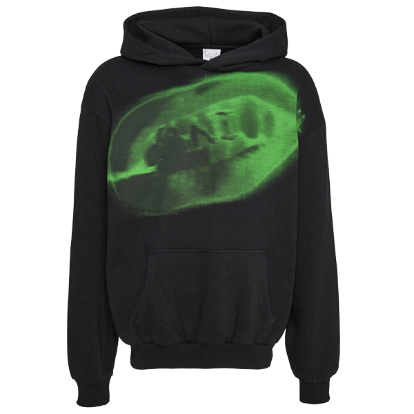 Retro Kani Grillz Os Hoodie black green