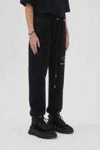 VARSITY SWEATPANTS Black