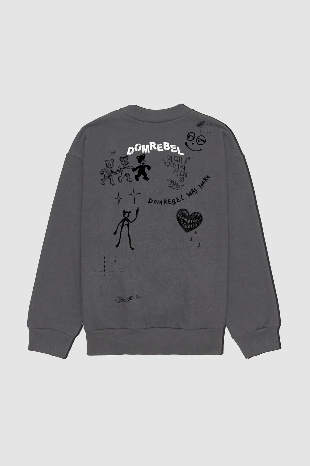 Play Sketch Sweatshirt Old Black
