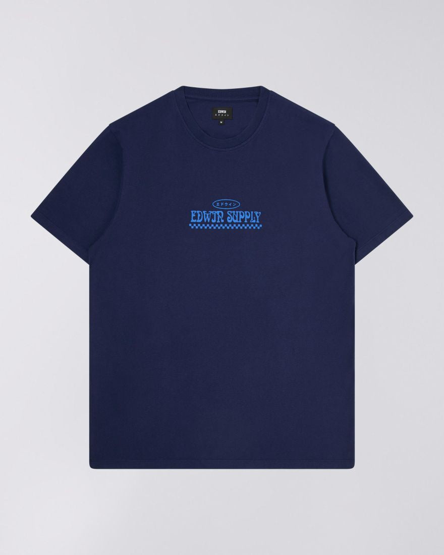 Show Some Love TS maritime blue garment washed