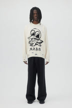 DALE KNIT CREWNECK Ivory