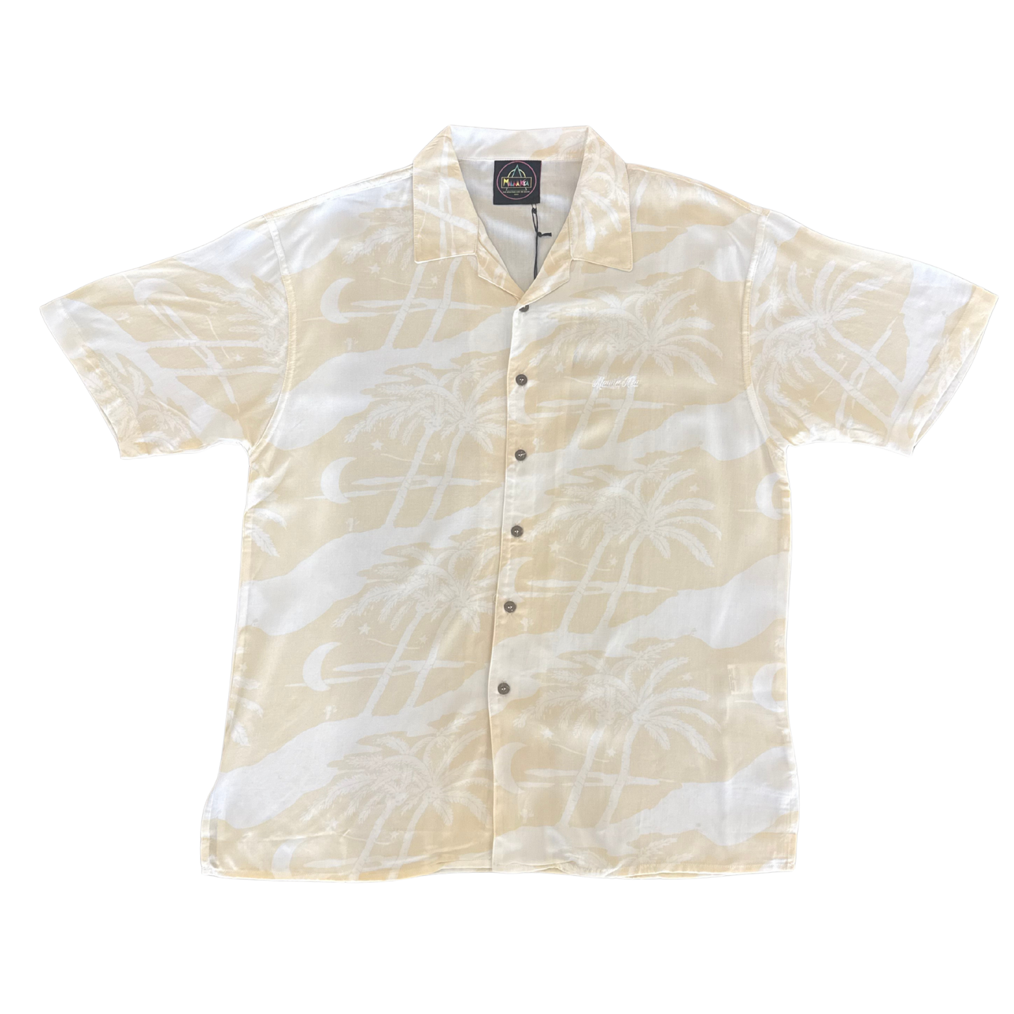 All Over Print Shirt Biege