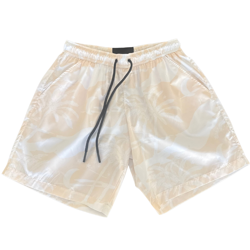 All Over Print Boardshorts Biege