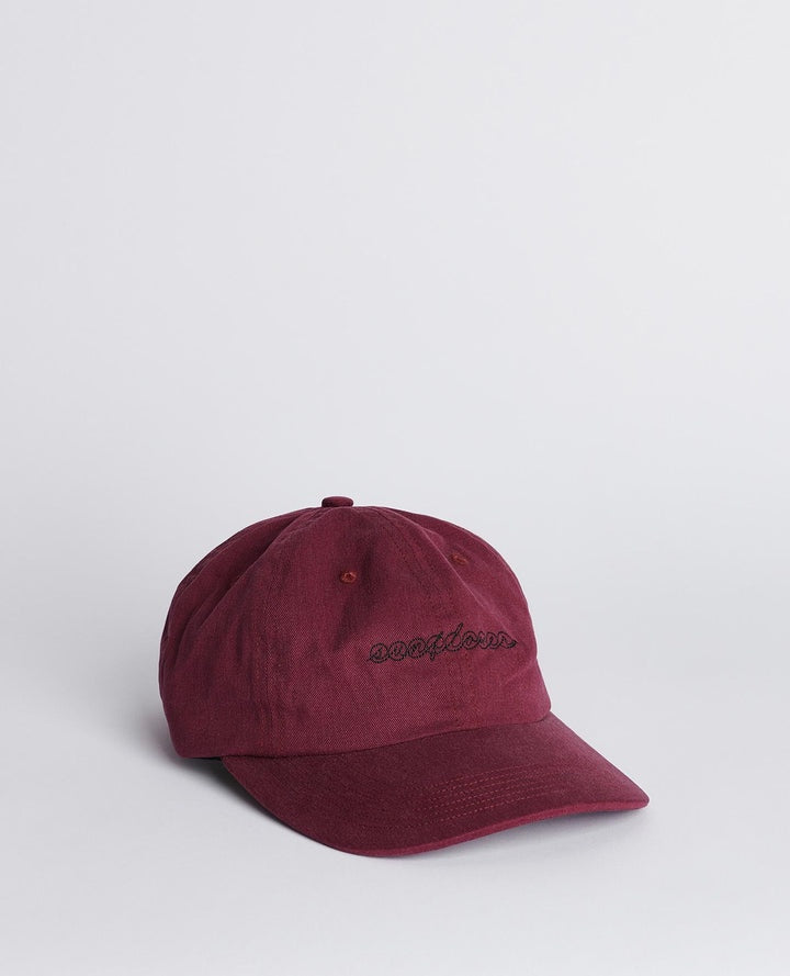 Dad Twill Cap Burgandy