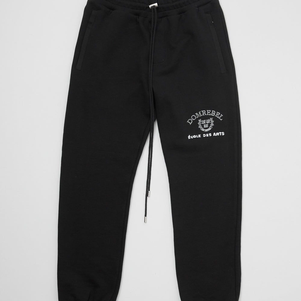 VARSITY SWEATPANTS Black