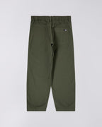Labour Dart Pant Back Sateen Ivy enzyme washed