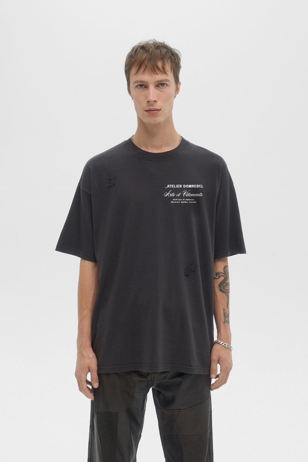 Arts Vetements Tshirt Faded Black