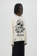DALE KNIT CREWNECK Ivory