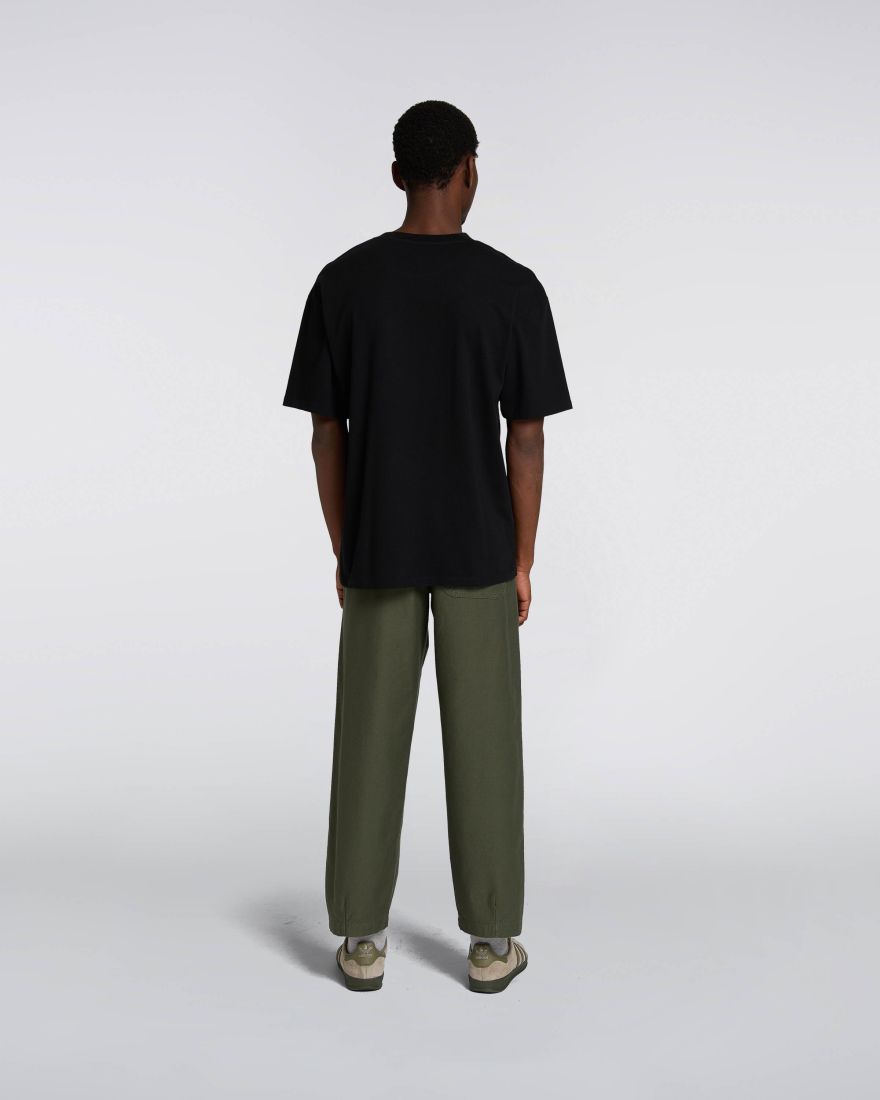 Labour Dart Pant Back Sateen Ivy enzyme washed