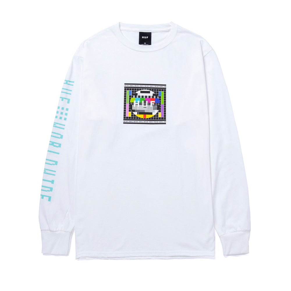 Test Screen LS Tee White