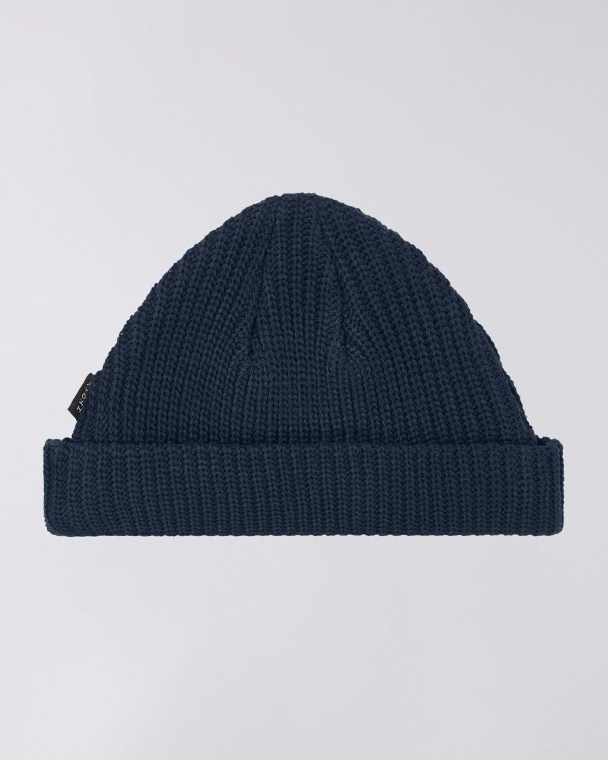 Short Beanie navy blazer garment washed