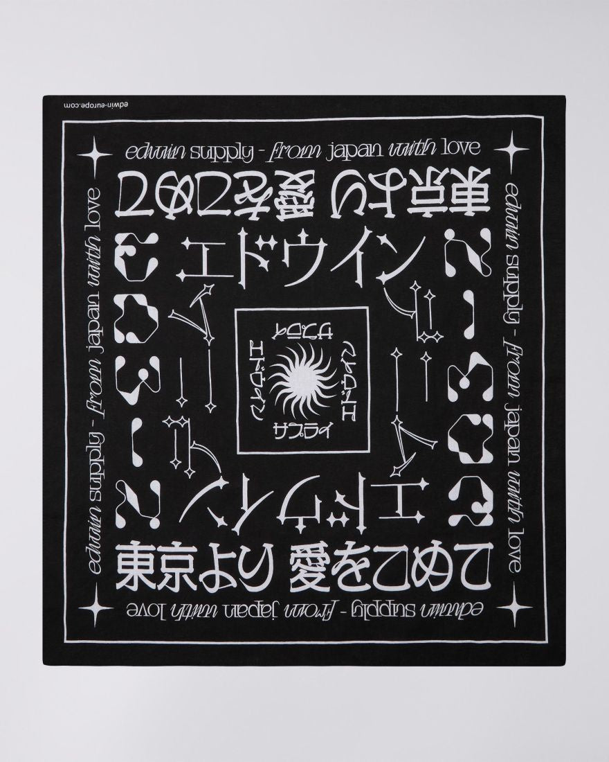 EDWIN Bandana black