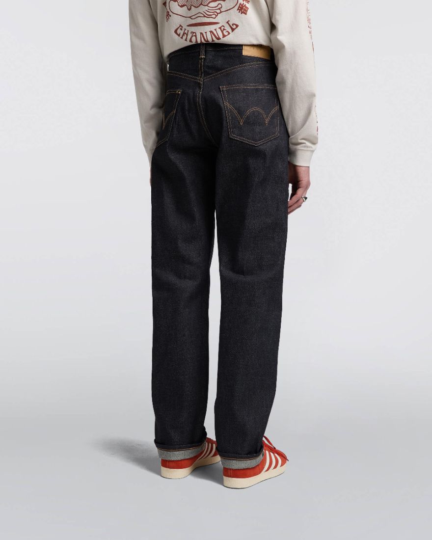 Loose Straight Kaihara blue unwashed