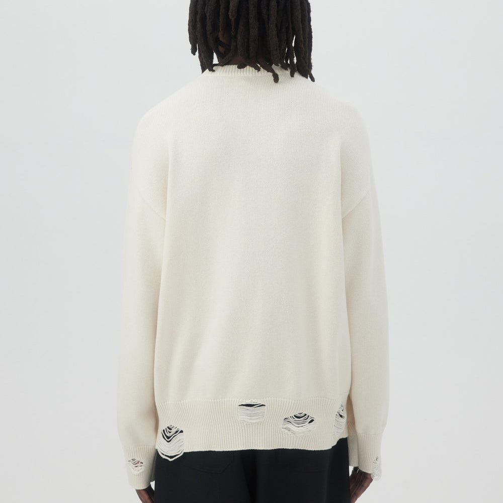 
                      
                        DALE KNIT CREWNECK Ivory
                      
                    