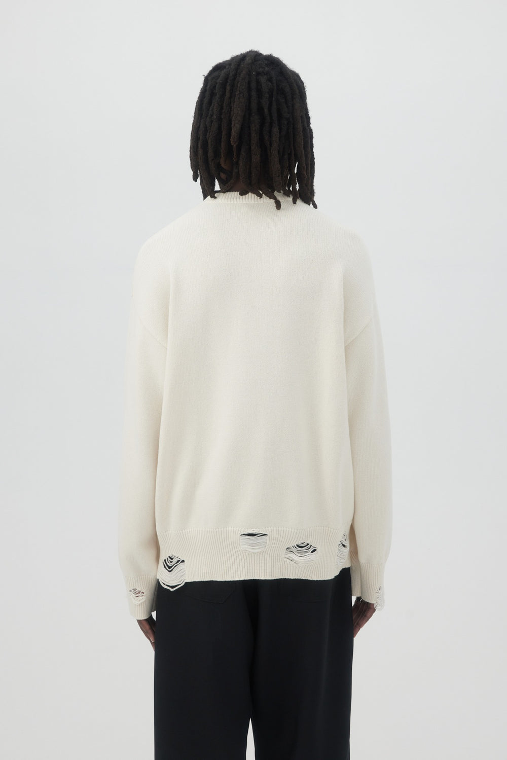 DALE KNIT CREWNECK Ivory