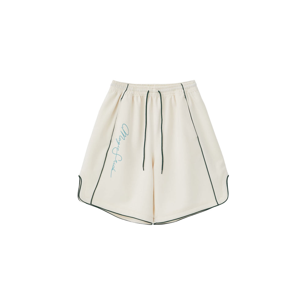 Lux Basketball Shorts Off White